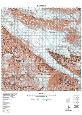 2154-2 Mount Rica Topographic Map by Landgate (2015)