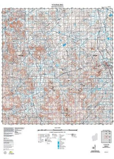 2233-2 Youraling Topographic Map by Landgate (2015)
