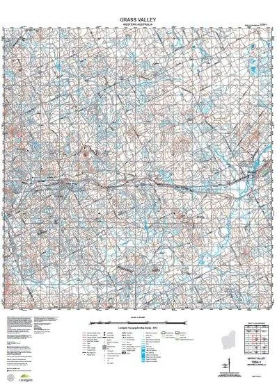 2234-1 Grass Valley Topographic Map by Landgate (2015)