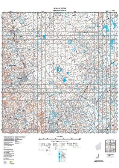 2235-3 Jennacubbi Topographic Map by Landgate (2015)
