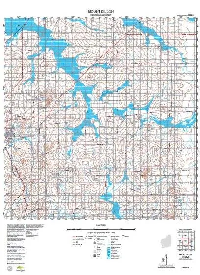 2236-2 Mount Dillon Topographic Map by Landgate (2015)