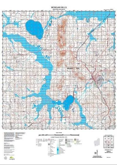 2236-3 Wongan Hills Topographic Map by Landgate (2015)