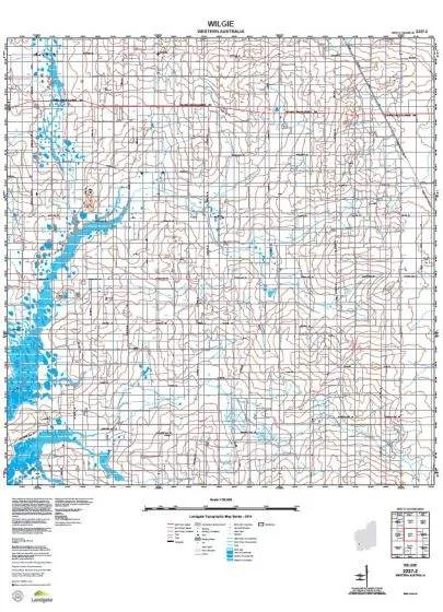 2237-2 Wilgie Topographic Map by Landgate (2015)
