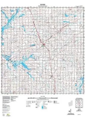 2237-4 Wubin Topographic Map by Landgate (2015)
