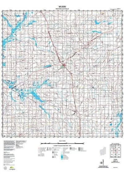 2237-4 Wubin Topographic Map by Landgate (2015)