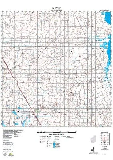 2238-3 Buntine Topographic Map by Landgate (2015)