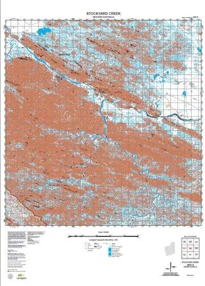 2251-2 Stockyard Creek Topographic Map by Landgate (2015)