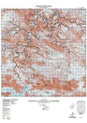 2253-1 Silver Grass Peak Topographic Map by Landgate (2015)
