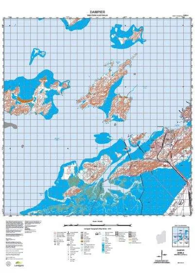 2256-4 Dampier Topographic Map by Landgate (2015)