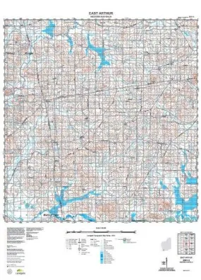 2331-3 East Arthur Topographic Map by Landgate (2015)