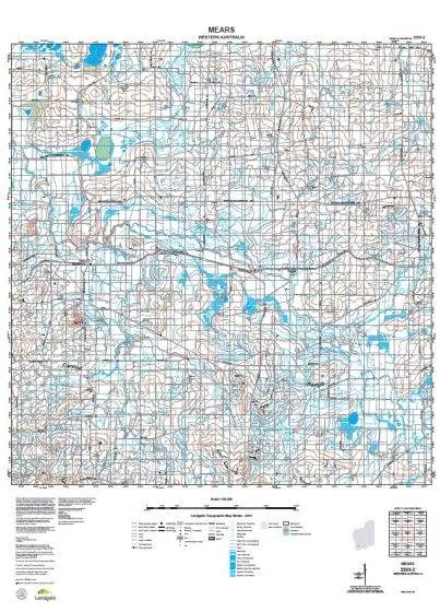 2333-2 Mears Topographic Map by Landgate (2015)