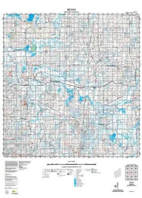 2333-2 Mears Topographic Map by Landgate (2015)