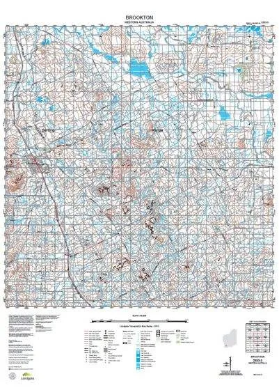 2333-3 Brooton Topographic Map by Landgate (2015)