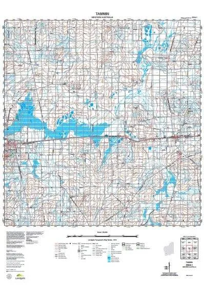 2334-1 Tammin Topographic Map by Landgate (2015)