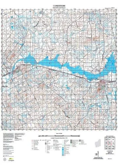 2334-4 Cunderdin Topographic Map by Landgate (2015)