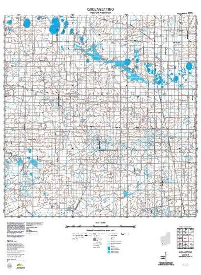2335-3 Quelagetting Topographic Map by Landgate (2015)