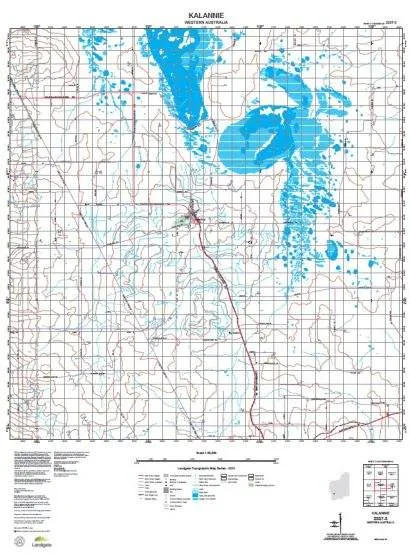 2337-3 Kalannie Topographic Map by Landgate (2015)