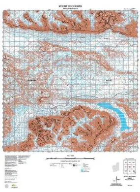 2353-2 Mount Brockman Topographic Map by Landgate (2015)