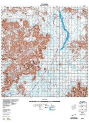 2355-1 Pyramid Topographic Map by Landgate (2015)