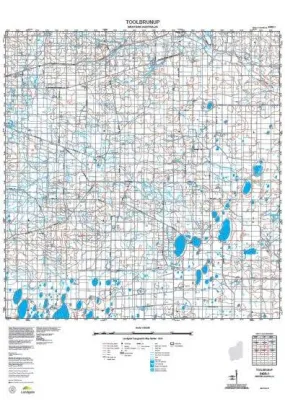 2429-1 Toolbrunup Topographic Map by Landgate (2015)