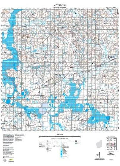 2430-1 Coyrecup Topographic Map by Landgate (2015)