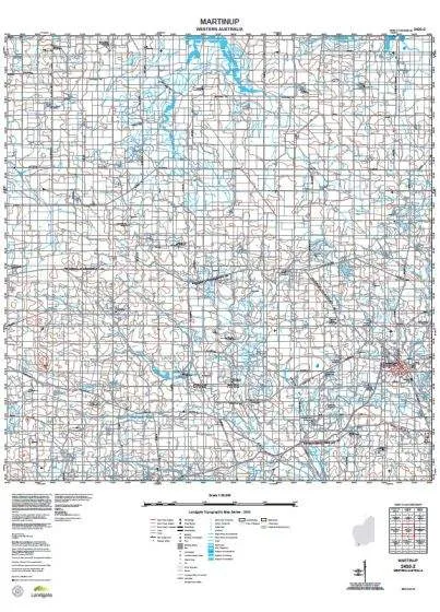 2430-2 Martinup Topographic Map by Landgate (2015)