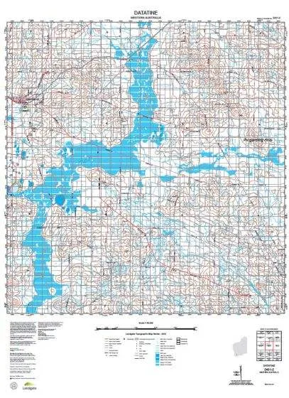 2431-2 Datatine Topographic Map by Landgate (2015)