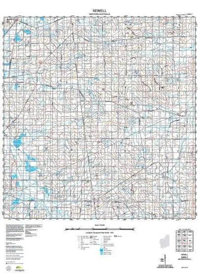 2432-1 Sewell Topographic Map by Landgate (2015)