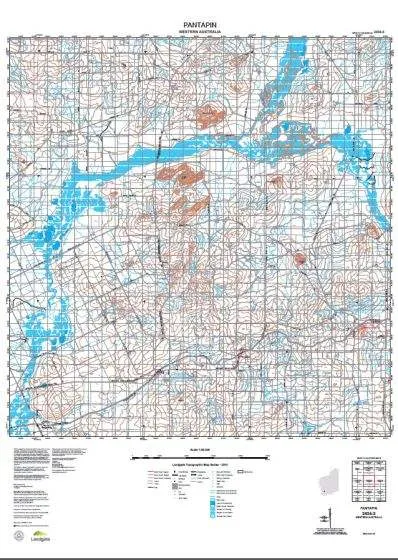 2434-3 Pantapin Topographic Map by Landgate (2015)