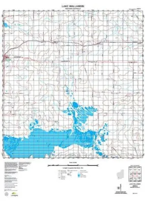 2436-3 Lake Wallambin Topographic Map by Landgate (2015)