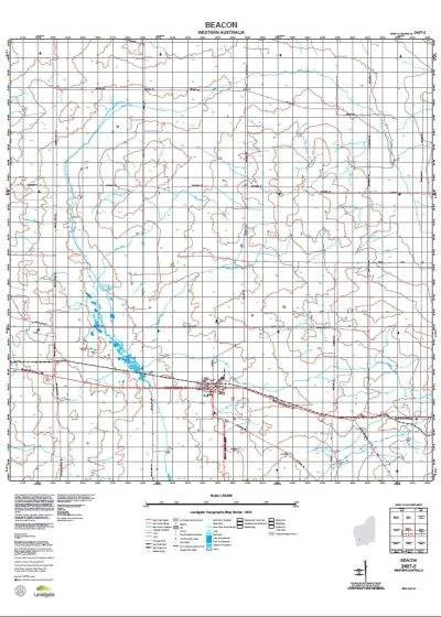 2437-2 Beacon Topographic Map by Landgate (2015)