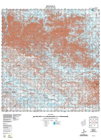 2450-3 Boggola Topographic Map by Landgate (2015)