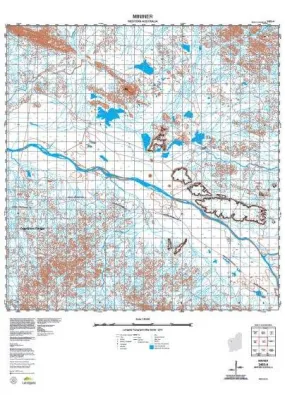 2450-4 Mininer Topographic Map by Landgate (2015)