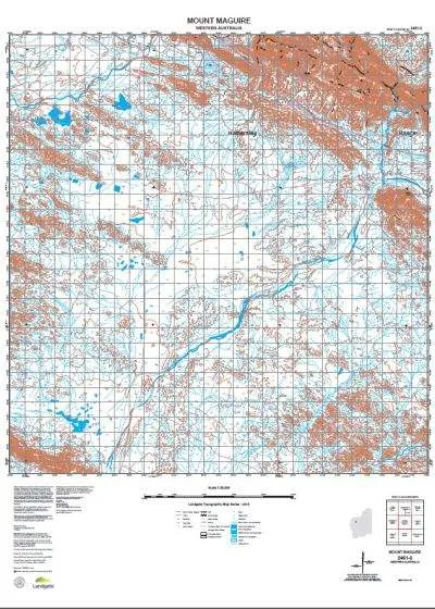 2451-3 Mount Maguire Topographic Map by Landgate (2015)