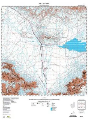2454-3 Ballyeerina Topographic Map by Landgate (2015)