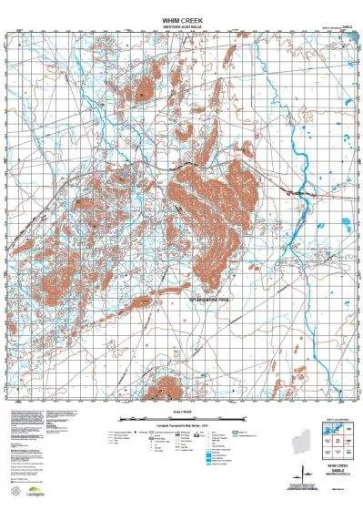 2456-2 Whim Creek Topographic Map by Landgate (2015)