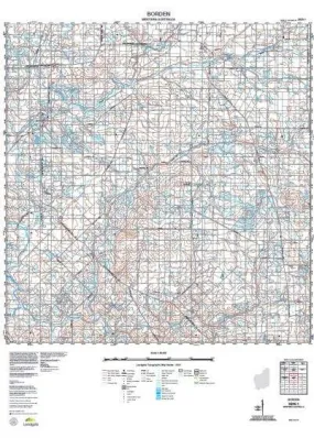 2529-1 Borden Topographic Map by Landgate (2015)