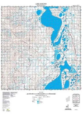 2531-2 Lake Dorothy Topographic Map by Landgate (2015)