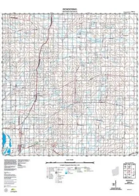 2533-2 Bendering Topographic Map by Landgate (2015)