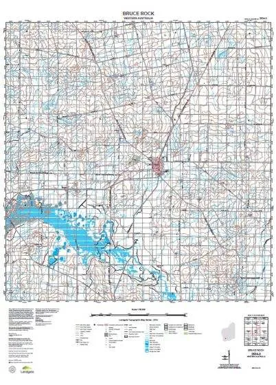 2534-3 Bruce Rock Topographic Map by Landgate (2015)