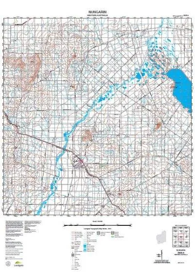 2535-4 Nungarin Topographic Map by Landgate (2015)