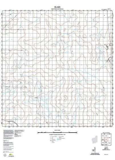 2537-2 Blain Topographic Map by Landgate (2015)