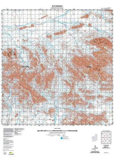 2551-2 Kooinana Topographic Map by Landgate (2015)