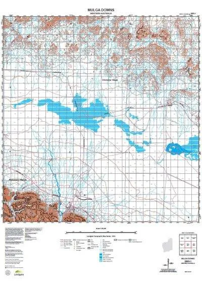 2553-1 Mulga Downs Topographic Map by Landgate (2015)