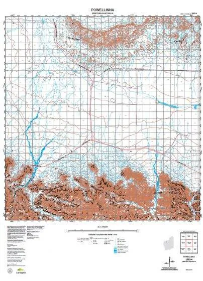 2553-4 Powellinna Topographic Map by Landgate (2015)