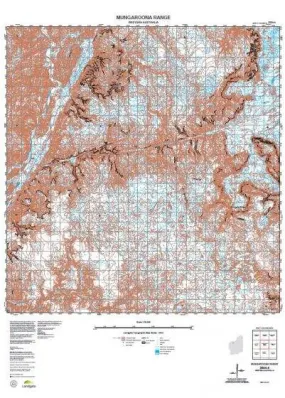 2554-4 Mungaroona Range Topographic Map by Landgate (2015)