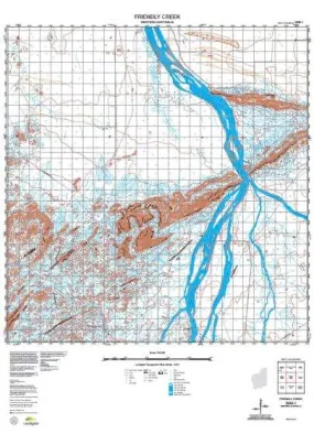 2555-1 Friendly Creek Topographic Map by Landgate (2015)