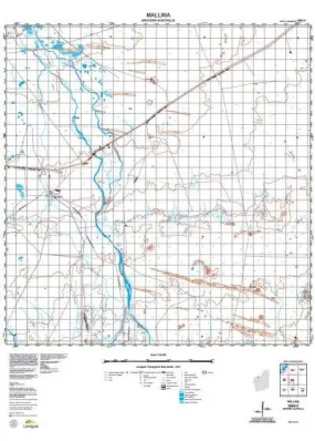 2556-3 Mallina Topographic Map by Landgate (2015)