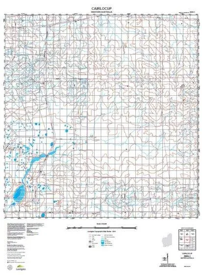 2630-1 Cairlocup Topographic Map by Landgate (2015)