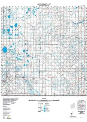 2630-3 Woondingellup Topographic Map by Landgate (2015)